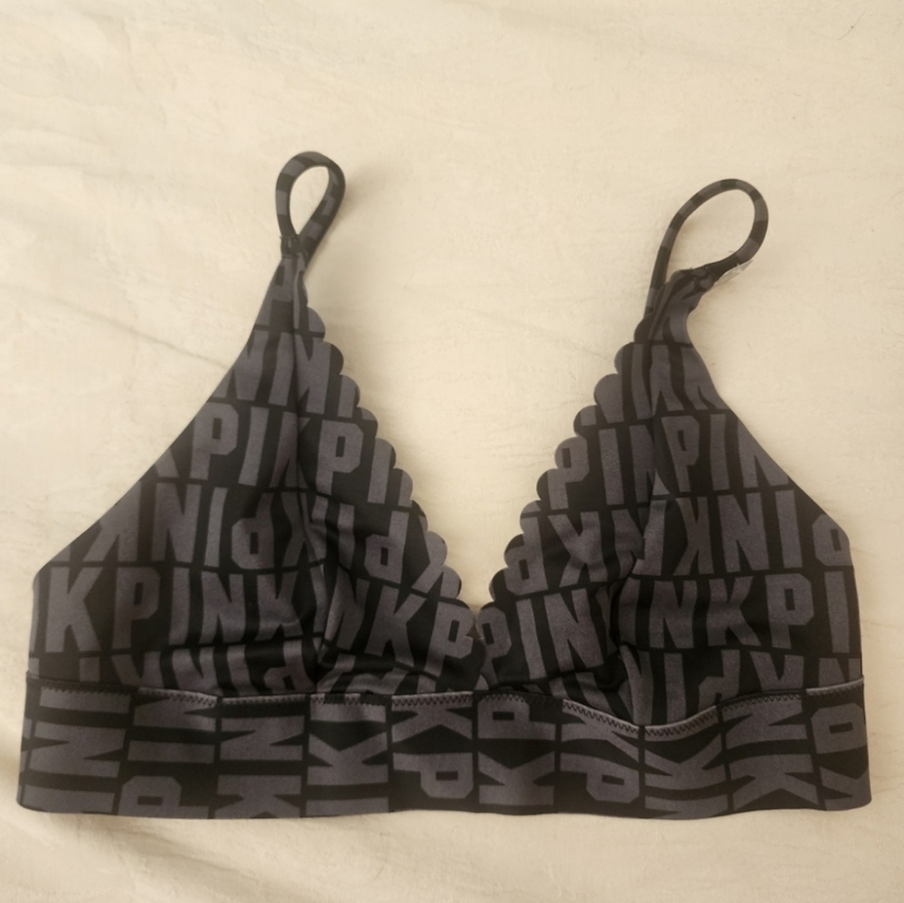 Victoria's Secret PINK Bonded triangle pullover bralette S